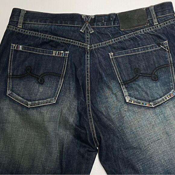 Lrg | Men’s Whispering Effect Bootcut Denim Jeans - Picture 9 of 9